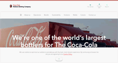Desktop Screenshot of coca-colahellenic.com